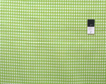 Springs Creative Houndstooth Green Cotton Fabric By The Yard