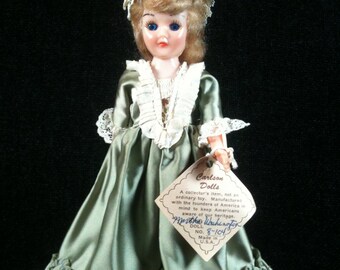 Vintage Carlson Doll, Martha Washington Carlson Doll, Collectible Doll, Martha Washington Doll, Old Doll, Souvenir Doll