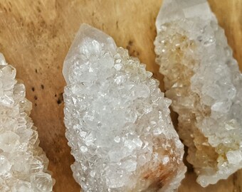White Spirit Cactus Crystal Quartz Point- 500
