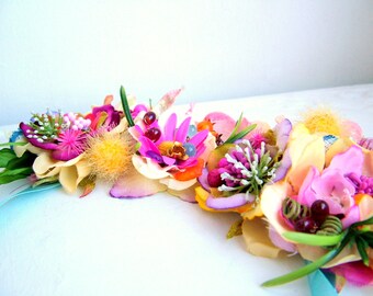 Wildflowers - OOAK Neckpiece - Ready to ship xx