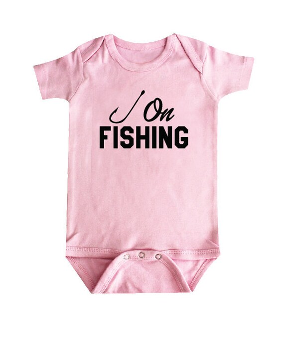 HOOK ON FISHING Baby Girl Clothes Baby Bodysuit Baby Shower