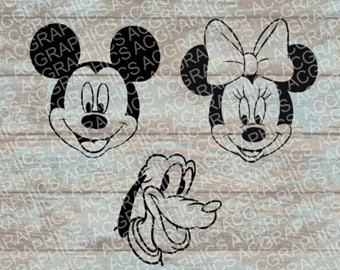 Disney character svg | Etsy