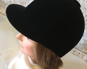 Surrey Velvet Riding Hat - Equestrian Hat - Horseback Riding Helmet - English Riding Derby - The Surrey Potomac Maryland Hat - British Hat