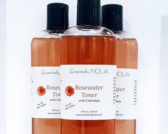 Rosewater Facial Toner ( Alcohol Free ) 4 fl oz