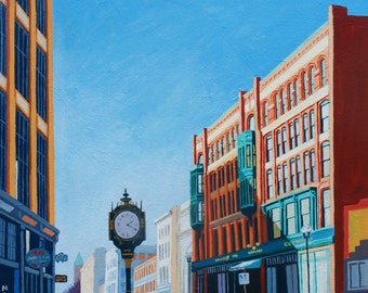 Merrimack St., Lowell, Ma, Fine Art Archival Print