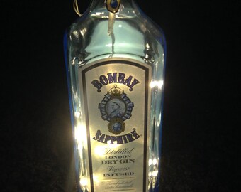 Bombay Sapphire Gin Bottle Light