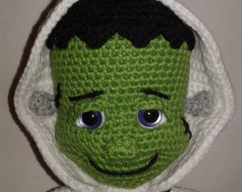 FREDDIE Frankenstein = Handmade Crochet Amigurumi