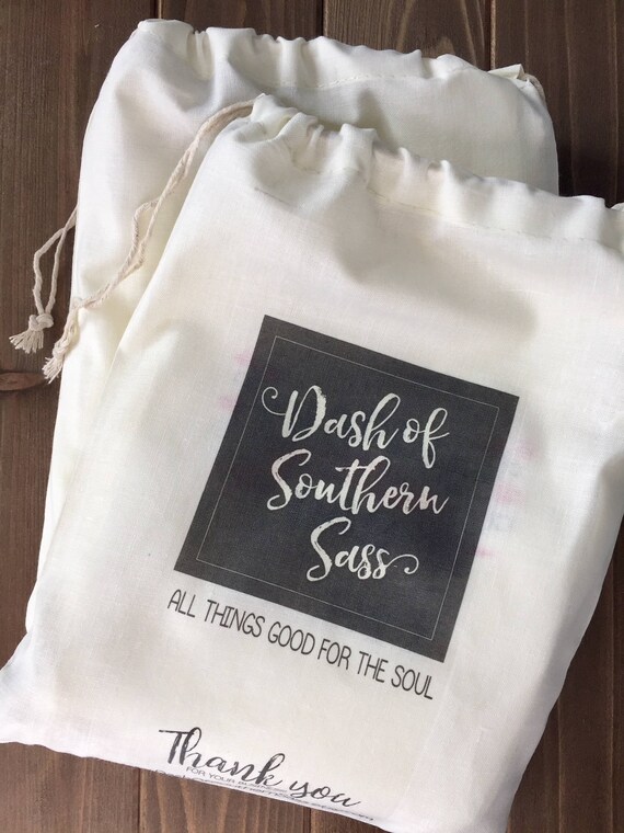 Custom Muslin Cotton Bags with Logo - Set of 10