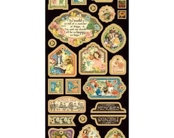Graphic 45 "Children's Hour Collection" Chipboard 2