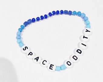 SPACE ODDITY (David Bowie) Beaded Bracelet