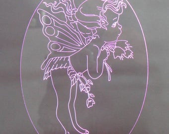 Optical Illusion 3-D Fairy Multicolored Light
