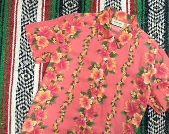 Floral Print Hawaiian Shirt