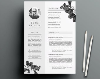 resume template 4 pages cv template cover letter for ms