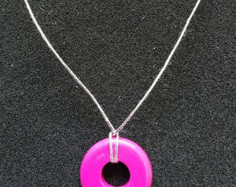 250. Pink Doughnut Choker