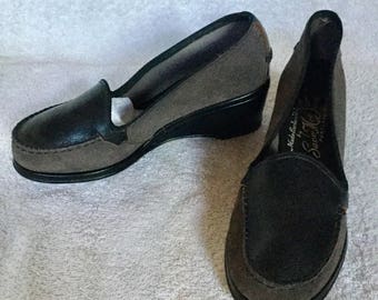 1940s / 1950s Deadstock Loafer Style Wedges