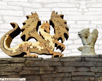 The chimera Mummy puzzle: wooden dragon