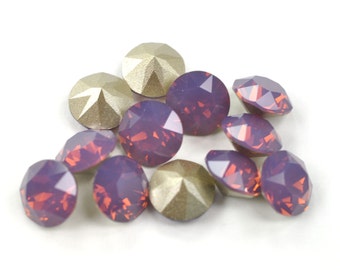 Swarovski 39ss 1088 Cyclamen Opal Xirius Chatons 8mm Crystal