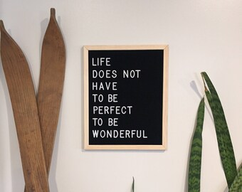 SALE!! Large BLACK Felt Letter Board with 286 letters!