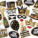 40th birthday Photo Booth props - Instant Download printable PDF. Fortieth birthday party Photo Booth supplies. Forty Today - 0154