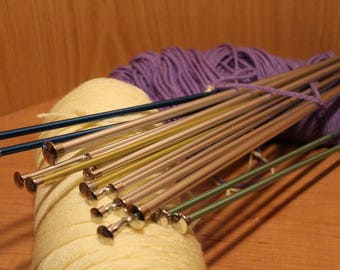 Boye Knitting Needles ~ Single Point ~ Variety of Colors & Sizes ~ Eight Pair for All Your Knitting Needs