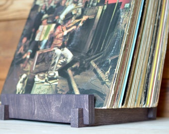 12" Vinyl Record Storage | Album Display | Vinyl LP Holder | Zero-VOC Natural Finish