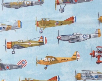 Airplane fabric | Etsy