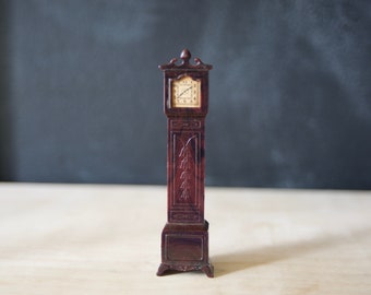 Plasco Dollhouse Tall Clock Vintage 1950s