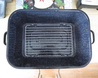 Rectangular Enamelware Roasting/Baking Pan