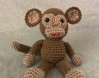 Little chimp by Crochet by Loraine