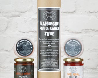 Barbecue Rub And Sauce Tube Gift Set