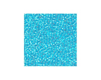 Miyuki Seed Beads 11/0 Silver-Lined Light Blue 11-18 24g Blue Seed Beads, Japanese Seed Beads, Rocaille Beads, Glass Beads, 2mm Blue Beads
