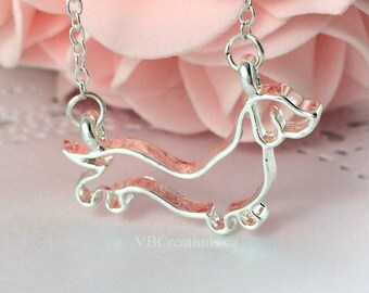 Dachshund Necklace - Dachshund Jewelry - Dog Necklace - Dog Jewelry - Dog Lovers - Animal Jewelry - Christmas Gift - Sister Gift - BFF Gift