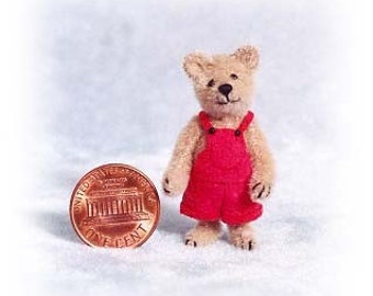 Buster Bear Miniature Teddy Bear Kit - Pattern - by Emily Farmer
