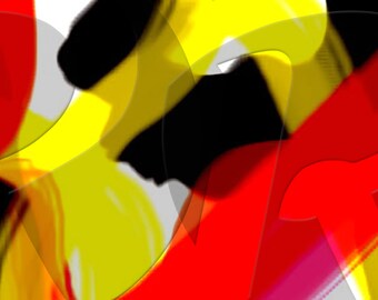 Colors Abstract - Digital Art print - Horizontal