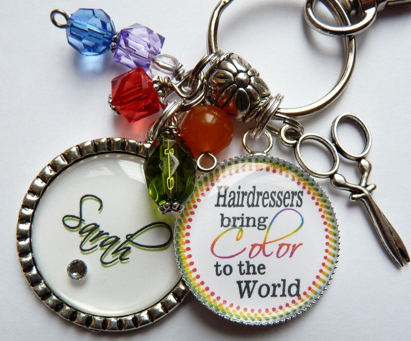 HAIR STYLIST GIFT Personalized Hairdressers bring color to