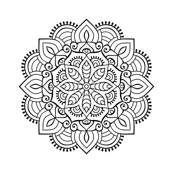 Download Mandala Graphics SVG Dxf EPS Png Cdr Ai Pdf Vector Art Clipart