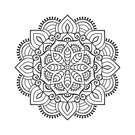 Download Mandala Graphics SVG Dxf EPS Png Cdr Ai Pdf Vector Art Clipart