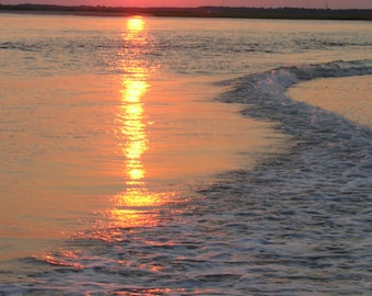 Fine Art Matted Photography, Shore Sunrise