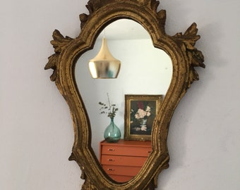 Antique gold mirror Vintage