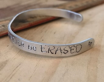 Custom teacher bracelet gift for teacher teacher retirement gift teacher appreciation gift end of year teacher gift personalized silver cuff