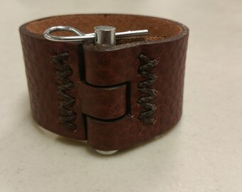 Women's Leather Cuff Bracelet, Bracelet, Leather Cuff Bracelet Women's, Cuff Bracelet, Leather Bracelet Women, Industrial Bracelet