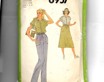 Simplicity Misses' Pants and Blouse Only Pattern 8957