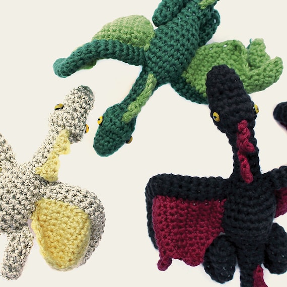 Daenerys Dragons - Game of Thrones. Amigurumi Pattern PDF.