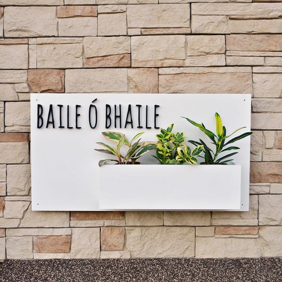  Modern  Address Planter  Gives Curb Appeal House  Numbers 