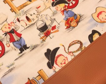 Cowpoke Foldover Clutch