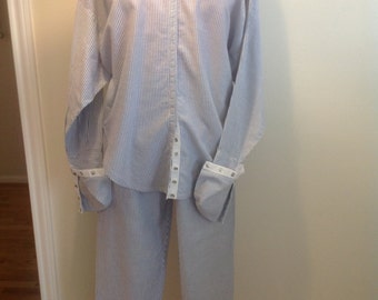 Vintage 1980's Norma Kamali Pants and Top set