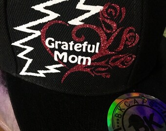 Grateful Dead inspired Grateful Mom Hat