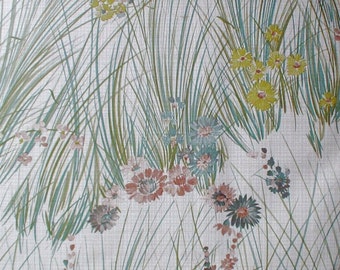 Vintage Wallpaper by the Metre 70s Retro Wallpaper - 70s Floral Vinyl Wallpaper (2nd version) | cas 21 | cas 23