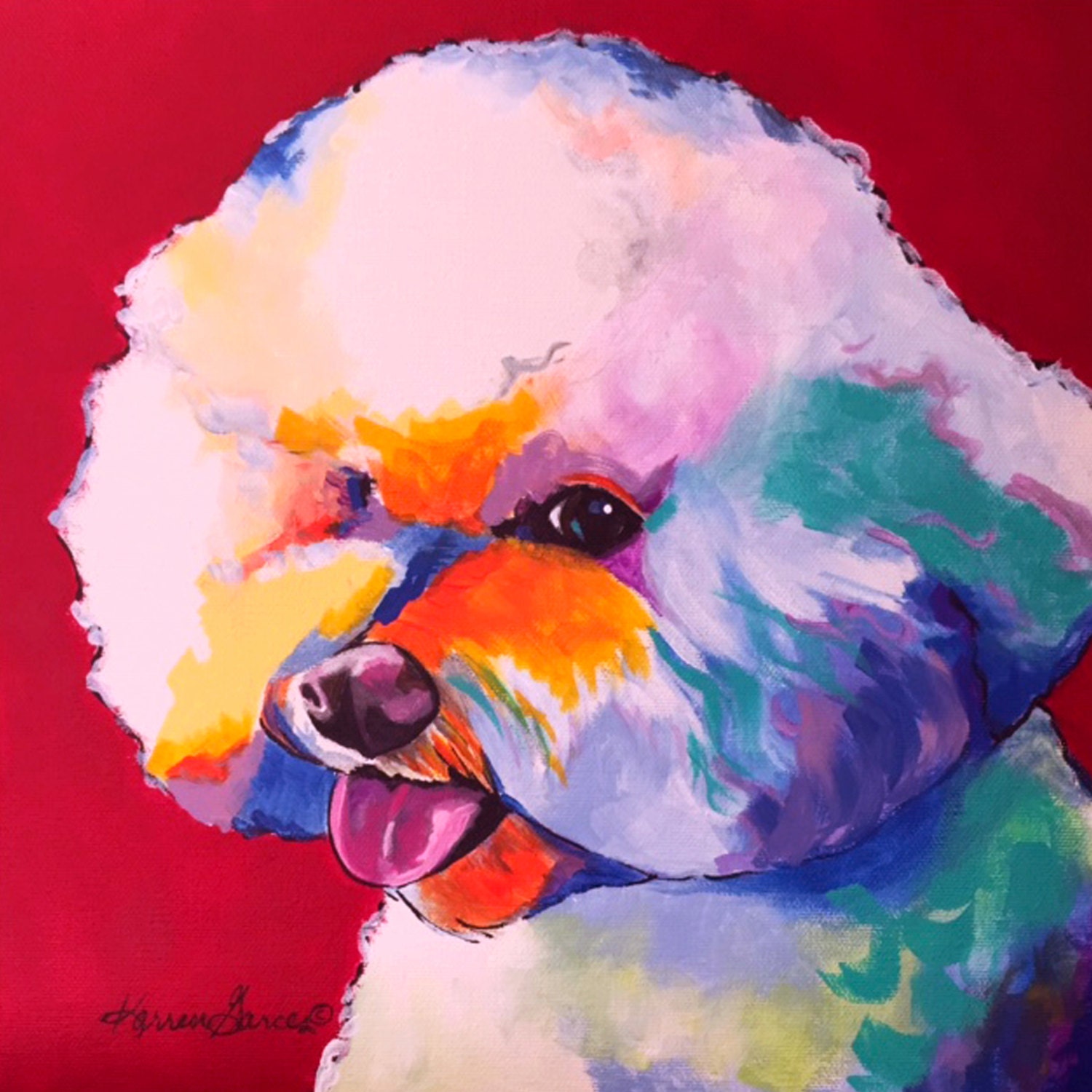 Download Bichon Frise Poodle Coton Coton de tulear Bichon Art