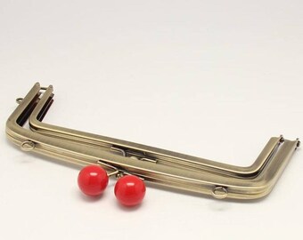 1 PC Retro Bronze Purse Frame /Handle Purse Frame 21cm ( 8.2 inch) E209